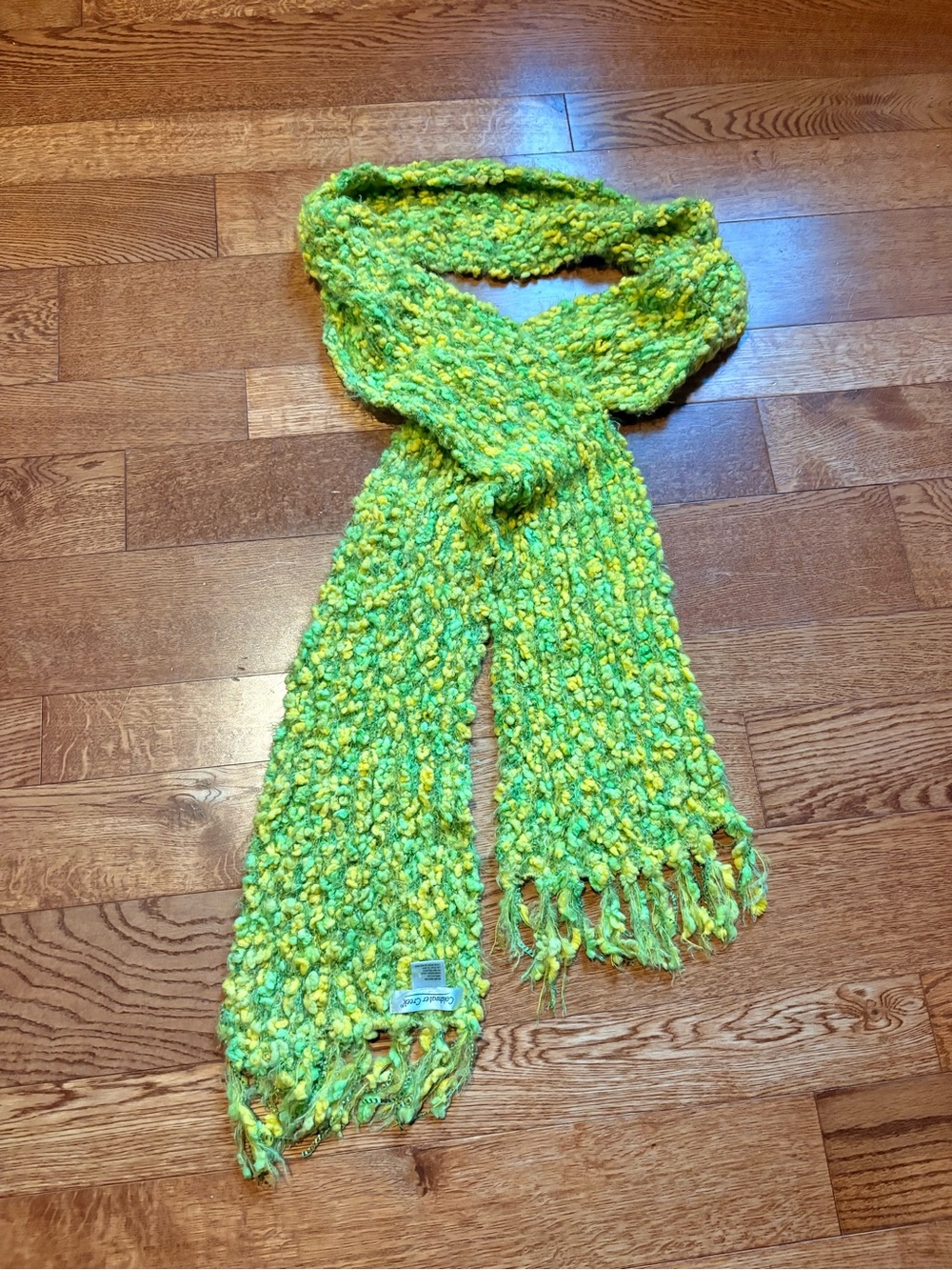 Bright Lime & Yellow Scarf